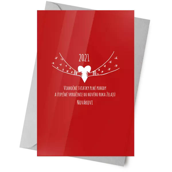 Plexisklo 10 x 15 cm Srdiečko