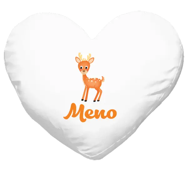 Vankúš Srnček s menom