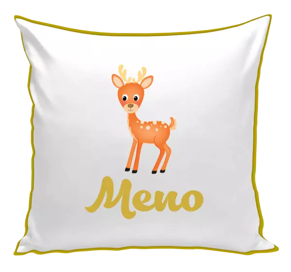 Vankúš Srnček s menom
