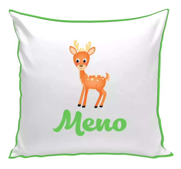 Vankúš Srnček s menom