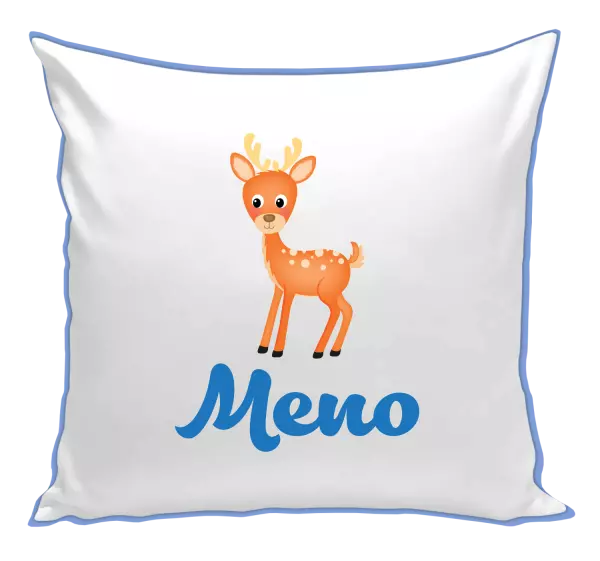 Vankúš Srnček s menom