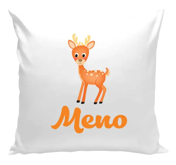 Vankúš Srnček s menom