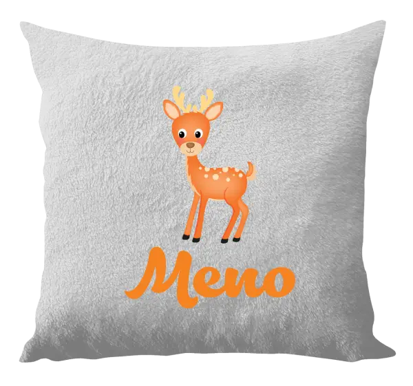 Vankúš Srnček s menom
