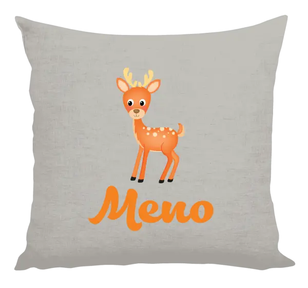 Vankúš Srnček s menom