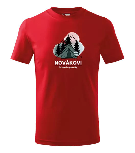 Detské tričko Stanovanie