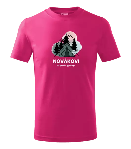 Detské tričko Stanovanie