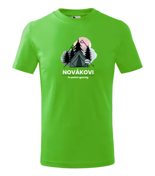 Detské tričko Stanovanie