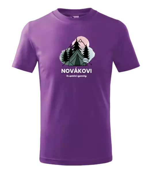 Detské tričko Stanovanie