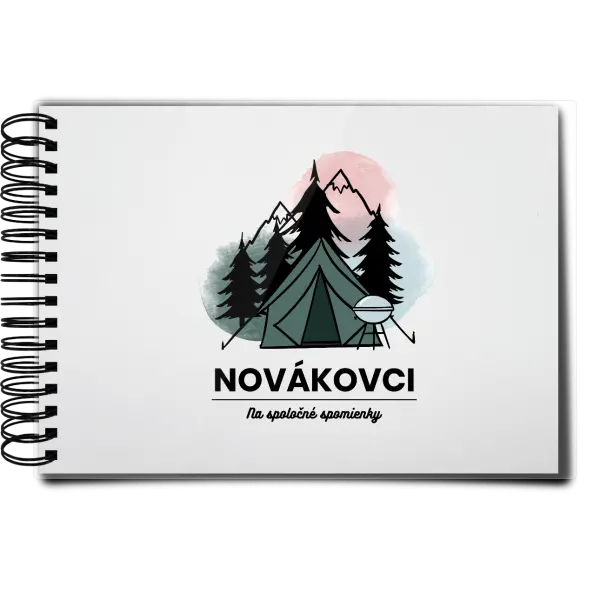 Plexi album s krúžkovou väzbou Stanovanie