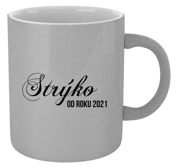 Hrnček metalický Strýko od roku