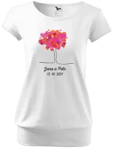 Dámske tričko Strom s menami