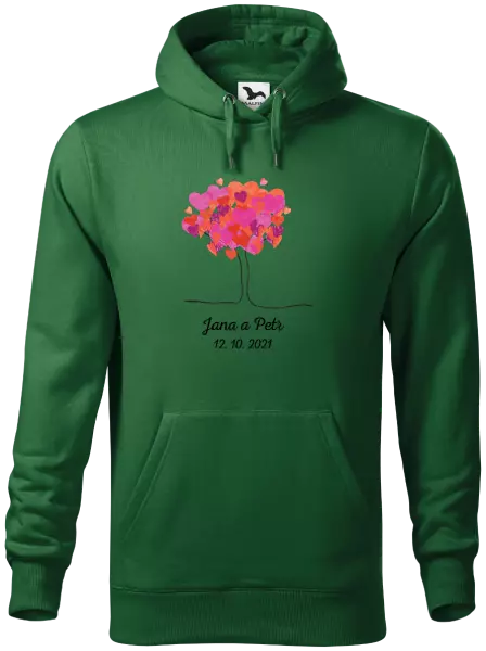 Pánska mikina Strom s menami