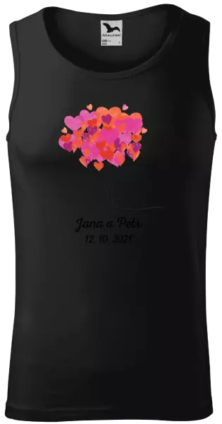 Pánske tielko Strom s menami