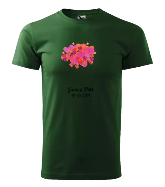 Pánske tričko Strom s menami