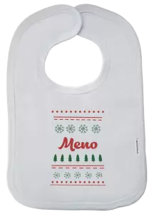 Detský podbradník Stromčeky a vločky