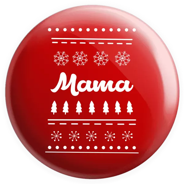 Placka Stromčeky a vločky - mama