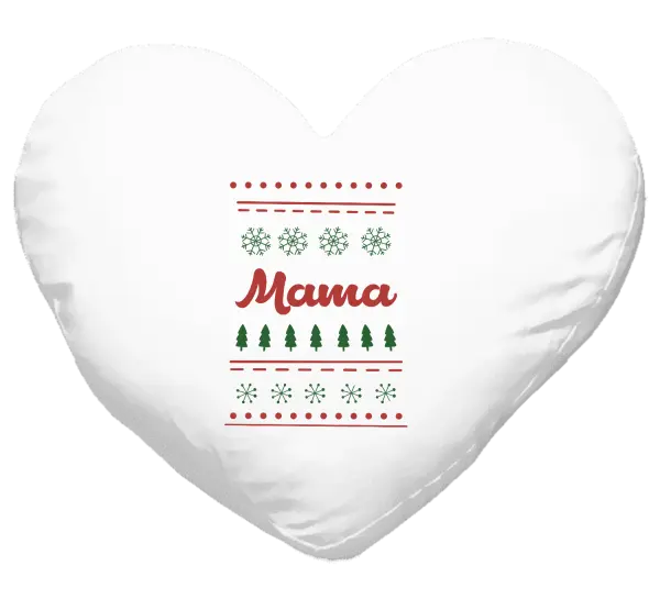 Vianočný vankúš Stromčeky a vločky - mama