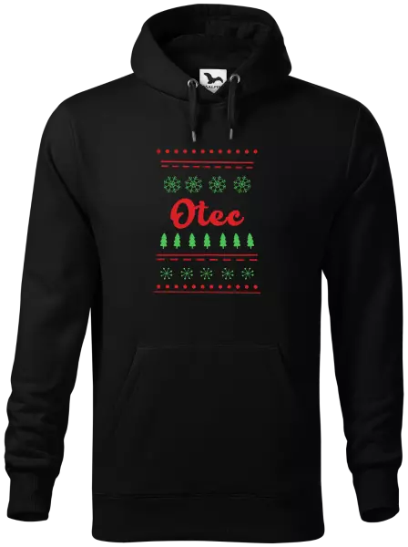 Pánska mikina Stromčeky a vločky - otec