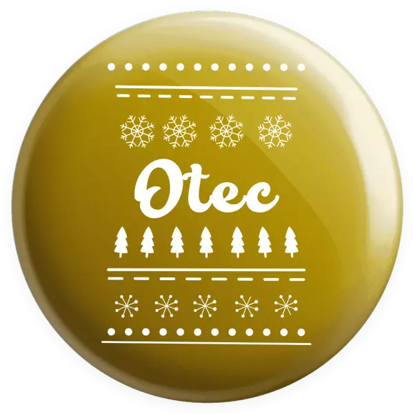 Placka Stromčeky a vločky - otec