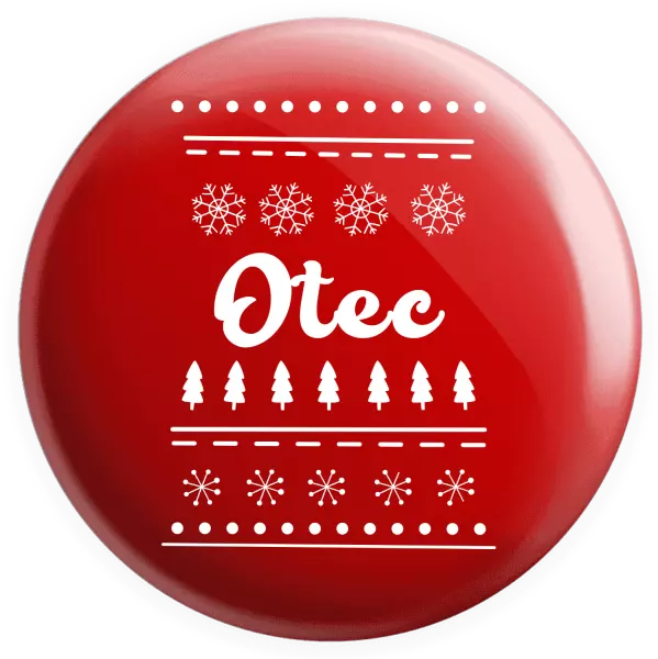 Placka Stromčeky a vločky - otec