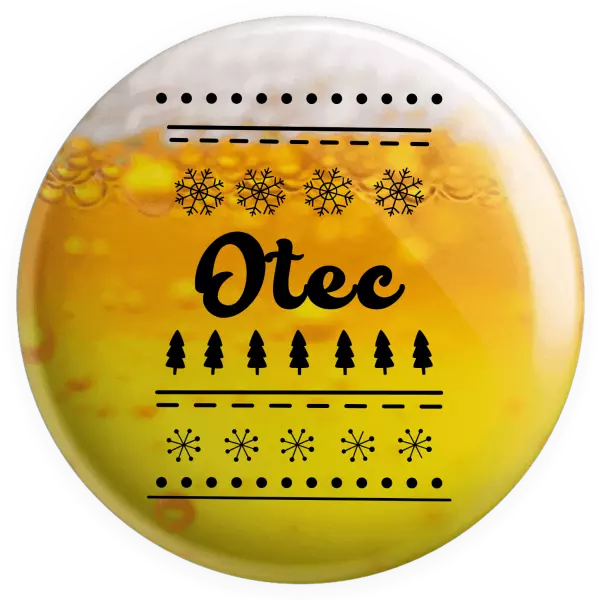 Placka Stromčeky a vločky - otec