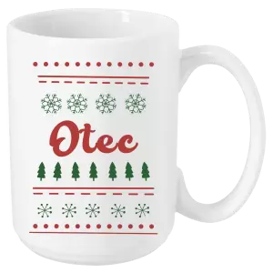 Vianočný hrnček Stromčeky a vločky - otec