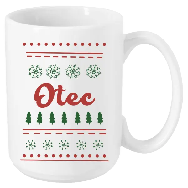 Vianočný hrnček Stromčeky a vločky - otec