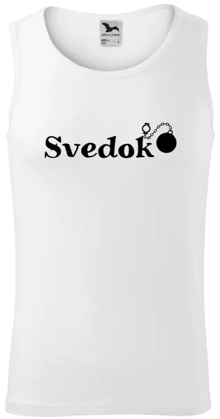 Pánske tielko Svedok s guľou