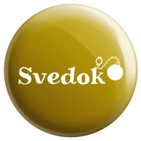 Placka Svedok s guľou