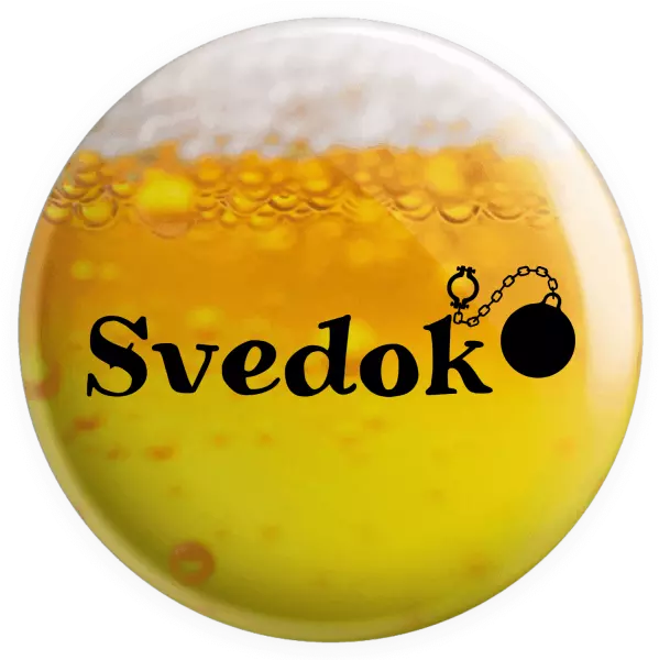 Placka Svedok s guľou