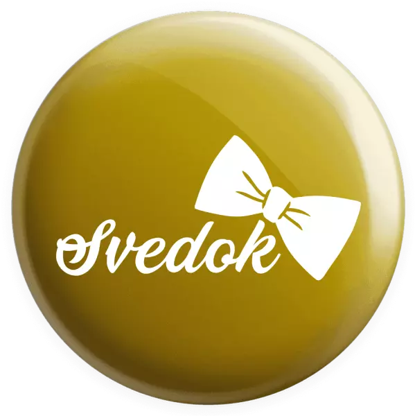 Placka Svedok s motýlikom