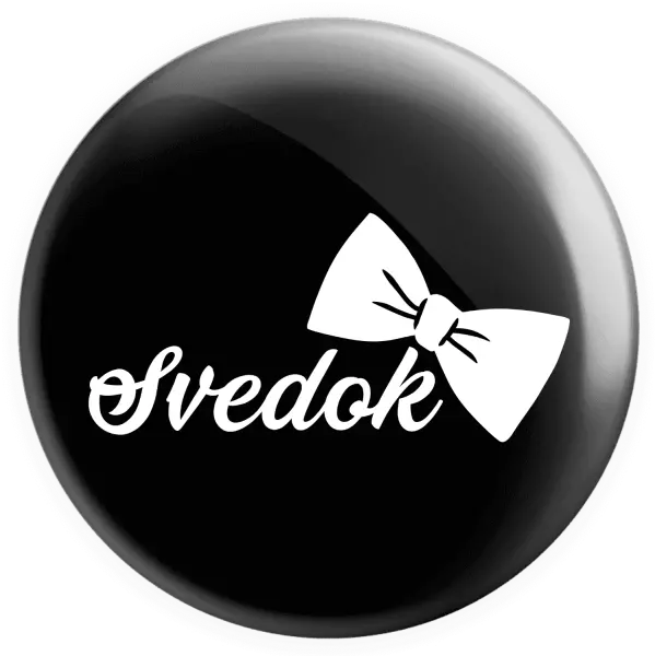 Placka Svedok s motýlikom