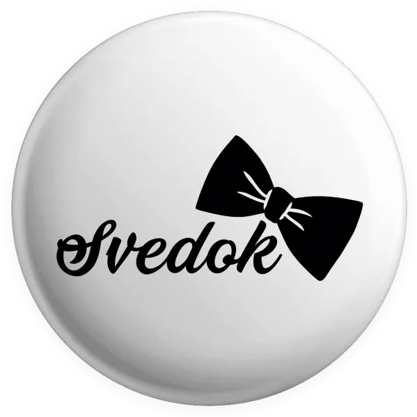 Placka Svedok s motýlikom