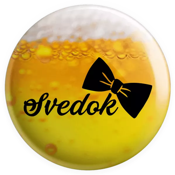 Placka Svedok s motýlikom