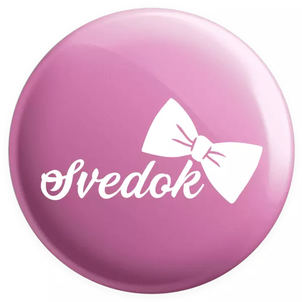 Placka Svedok s motýlikom