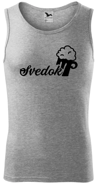 Pánske tielko Svedok s pivom