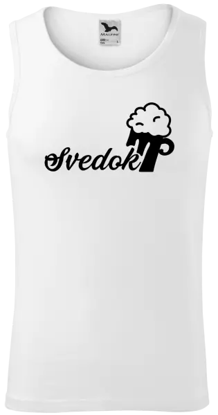 Pánske tielko Svedok s pivom