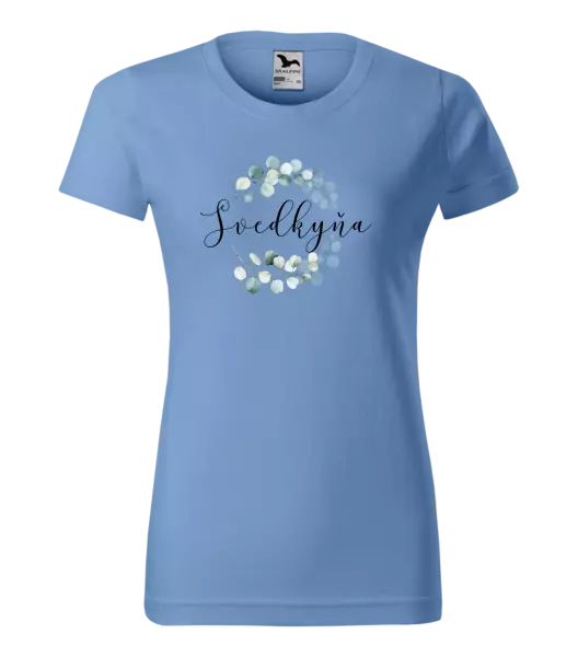 Dámske tričko Svedkyňa - eukalyptus