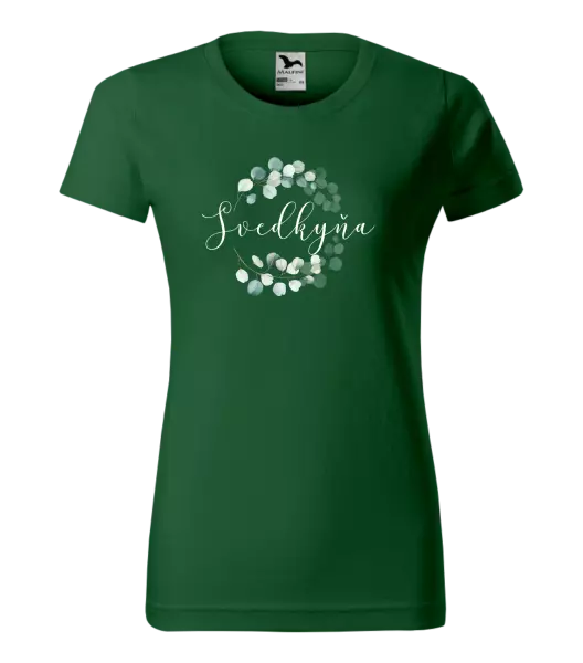Dámske tričko Svedkyňa - eukalyptus