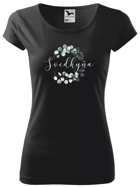 Dámske tričko Svedkyňa - eukalyptus