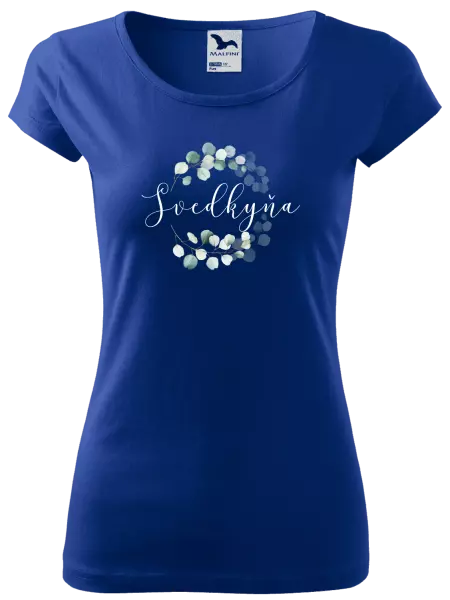 Dámske tričko Svedkyňa - eukalyptus