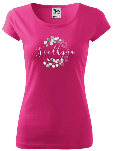 Dámske tričko Svedkyňa - eukalyptus