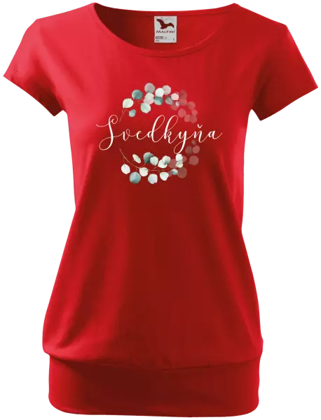 Dámske tričko Svedkyňa - eukalyptus