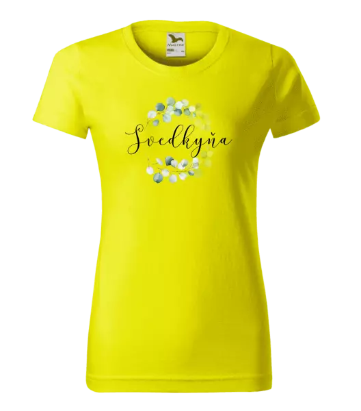 Dámske tričko Svedkyňa - eukalyptus