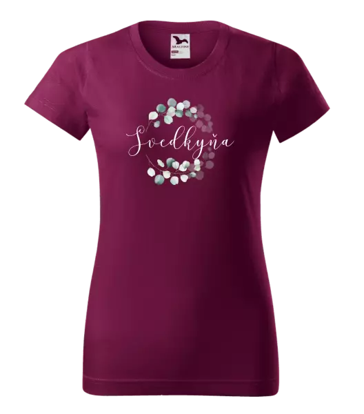 Dámske tričko Svedkyňa - eukalyptus