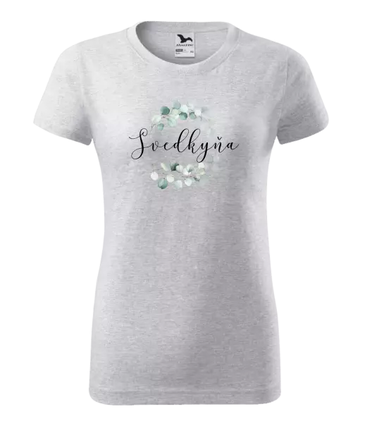 Dámske tričko Svedkyňa - eukalyptus