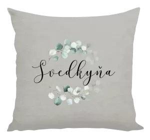 Vankúš Svedkyňa - eukalyptus