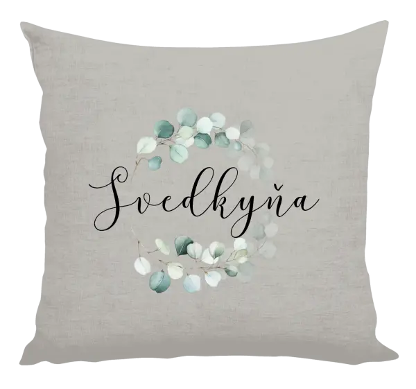 Vankúš Svedkyňa - eukalyptus