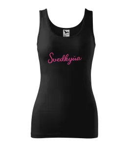 Dámske tielko Svedkyňa - nápis