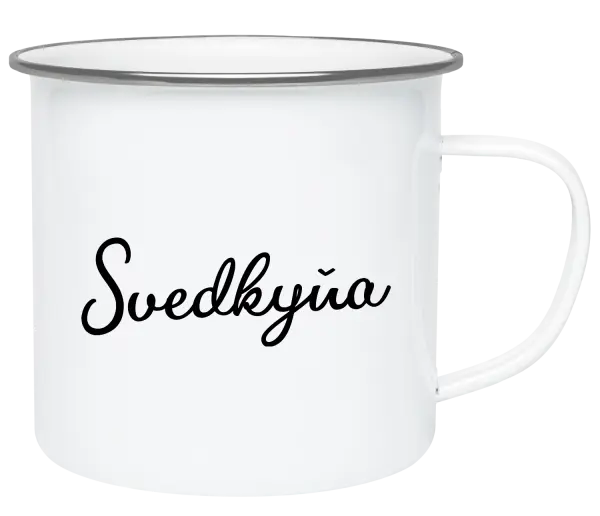 Plecháčik Svedkyňa - nápis